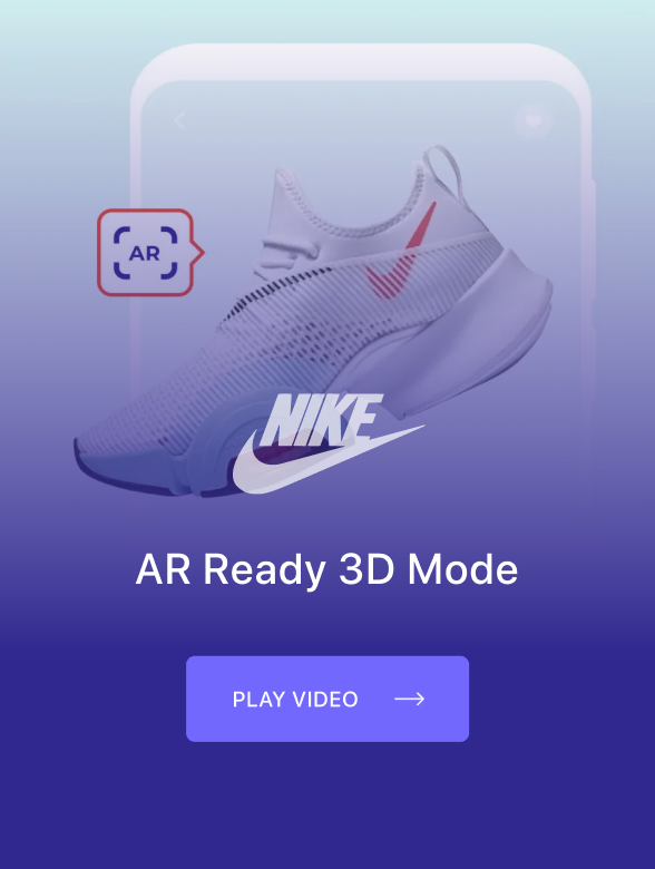 Nike Sneakers on 3D Mode