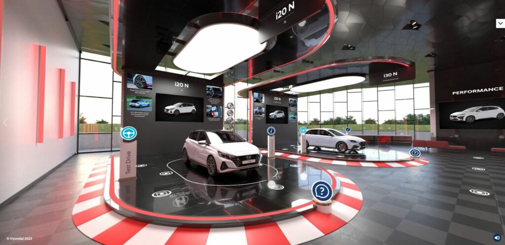Hyundai Motor has introduced a Virtual Experience Centre (VEC) as a 3D Virtual Showroom platform to enhance consumer engagement by allowing customers to virtually browse a Hyundai showroom from their own homes.