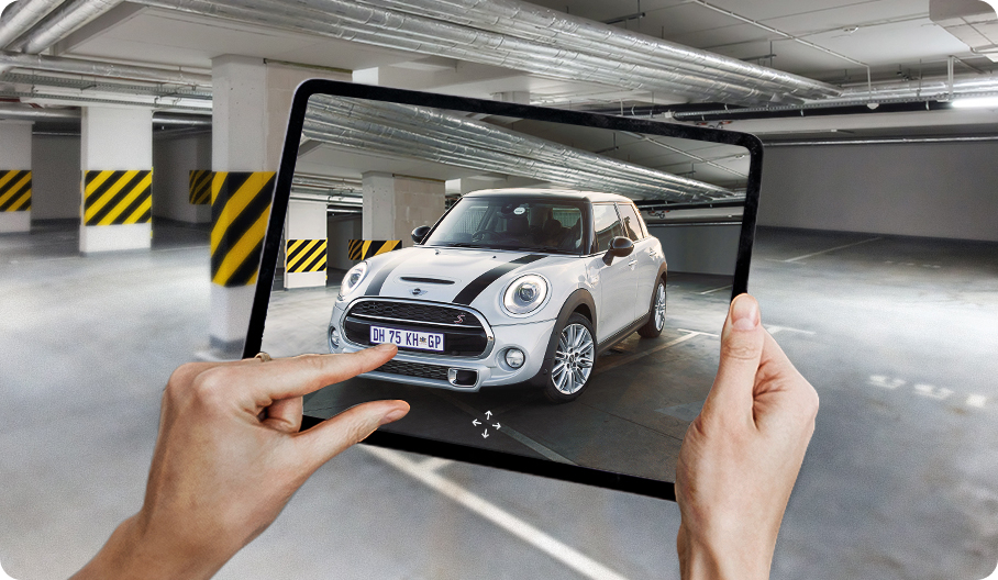 Automobile Marketing with Augmented Reality and 3D Product Rendering